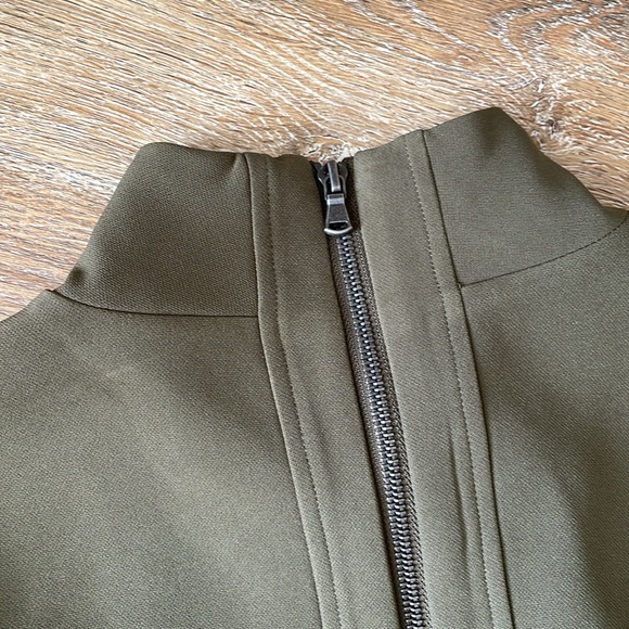 Toccin NY Tie Waist Mock Neck Sheath Dress - Picture 11 of 13